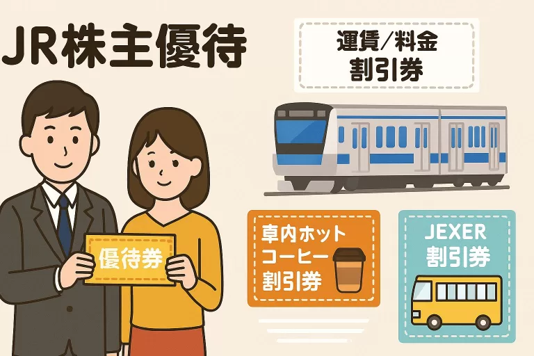 旅行好き・鉄道好き必見！運賃が割引になる株主優待