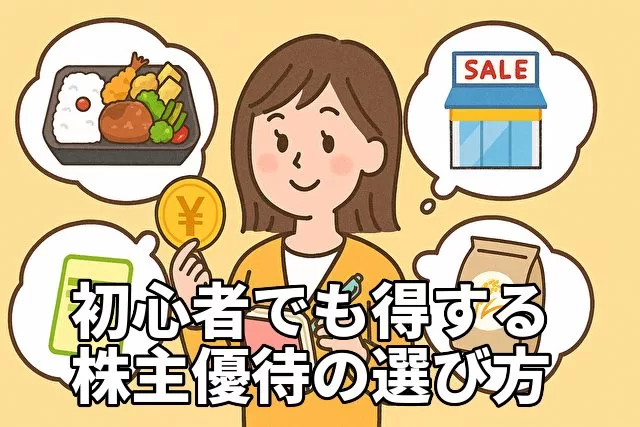 初心者でも得する株主優待の選び方5選