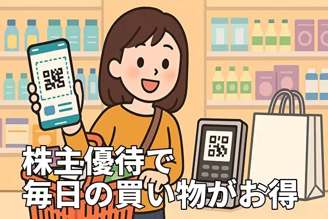 株主優待で毎日の買い物がお得