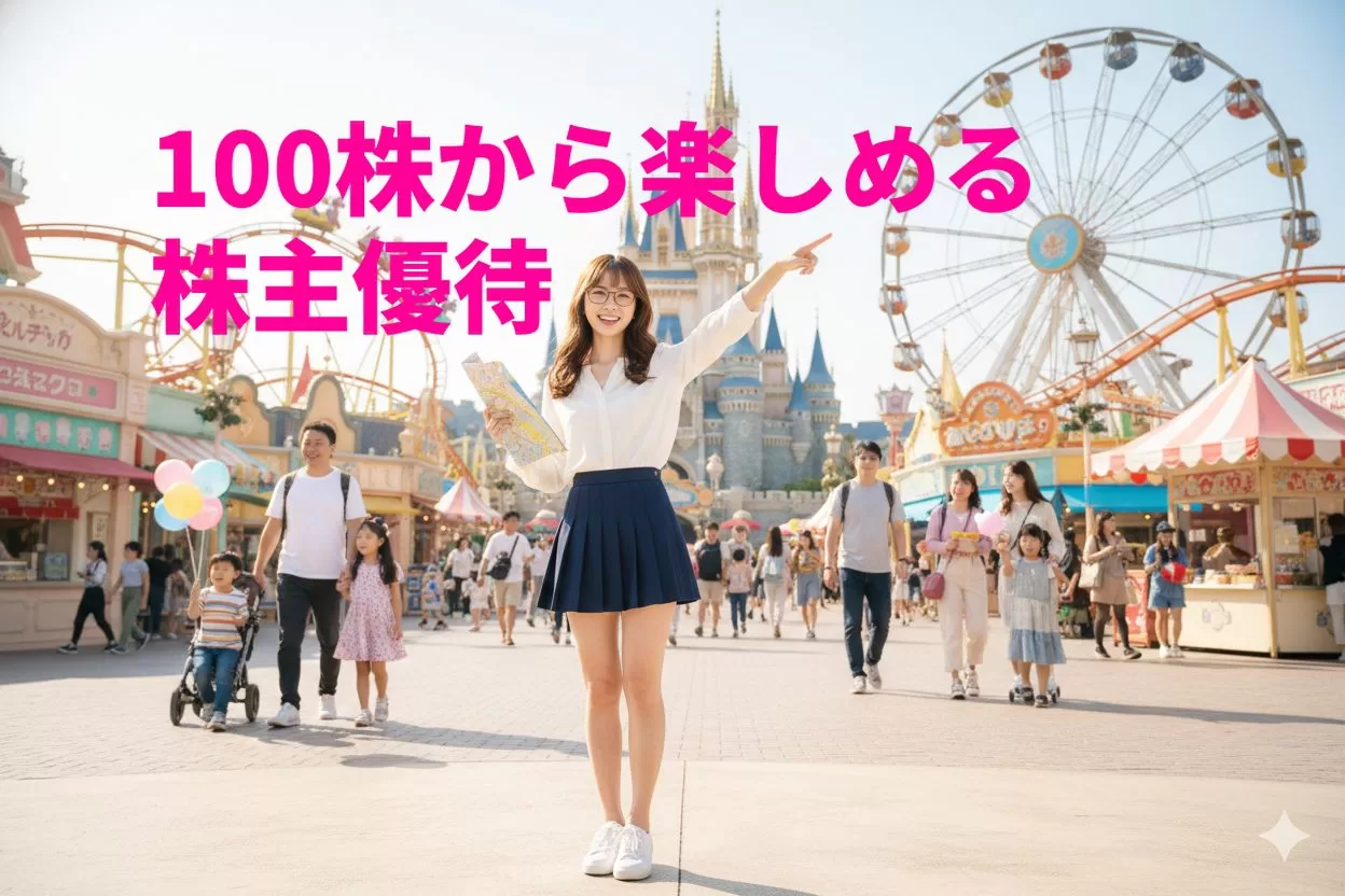 100株から楽しめる人気テーマパークの株主優待
