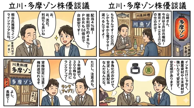 総合利回り4.8％超え！QUOカードと電子マネーの選択制へ進化した株主優待2